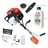 Roçadeira Terra À Gasolina eixo Bipartido Com Óleo Stihl